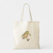 Funny Turtle Cartoon Tote Bag Tragetasche (Rückseite)