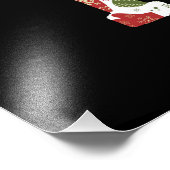 Funny Turtle Christmas Liebhaber Fotodruck (Ecke)