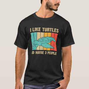 Funny Turtle Design Sea Schildkröte Lover Men Wome T-Shirt