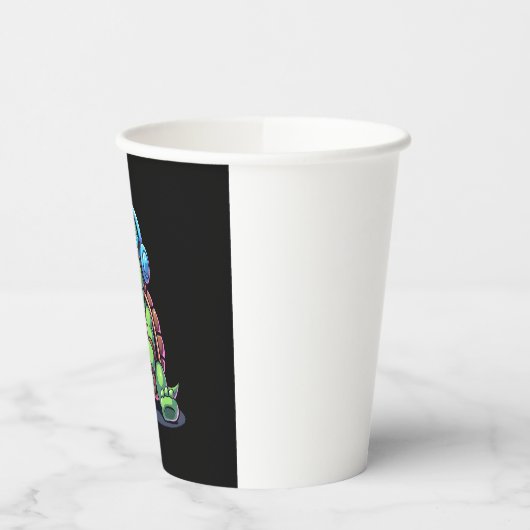 Funny Turtle Gamer Gaming Turtles Video Game (2) Pappbecher (Links)