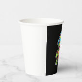 Funny Turtle Gamer Gaming Turtles Video Game (4) Pappbecher (Rechts)