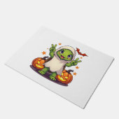 Funny Turtle Ghost Pumpkin Boo Halloween Kinder Me Fußmatte (Schrägansicht)