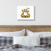 Funny Turtle Ghost Pumpkin Boo Halloween Kinder Me Leinwanddruck (Insitu (Schlafzimmer))