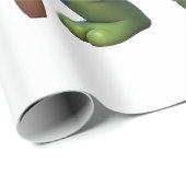 Funny Turtle Hiking Graphic Camping Lover Adventur Geschenkpapier (Rolleneckpunkt)