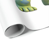 Funny Turtle Hiking Graphic Camping Lover Adventur Geschenkpapier (Rolleneckpunkt)