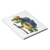 Funny Turtle Hiking Graphic Camping Lover Adventur Notizblock (angewinkelt)