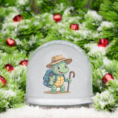 Funny Turtle Hiking Graphic Camping Lover Adventur Schneekugeln (Weihnachten)