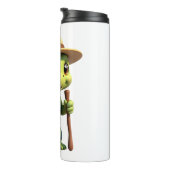 Funny Turtle Hiking Graphic Camping Lover Adventur Thermosbecher (Nach rechts gedreht)