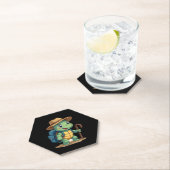 Funny Turtle Hiking Graphic Camping Lover Adventur Untersetzer (Vor Ort)