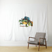 Funny Turtle Hiking Graphic Camping Lover Adventur Wandteppich (Beispiel (Horizontal))