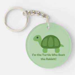Funny Turtle Ich bin die Schildkröte, die das Kani Schlüsselanhänger