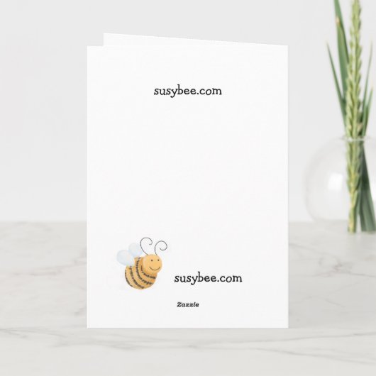 Funny Turtle Karte (Rückseite)