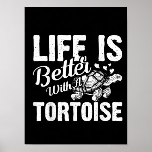 Funny Turtle Liebhaber Geschenk Männer Frauen Nied Poster