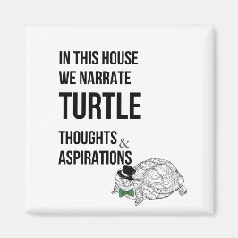 Funny TURTLE Liebhaber zitieren Magnet