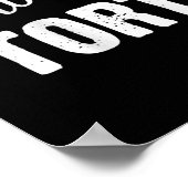 Funny Turtle Lovers Gift Men Women Cute Sea Animal Poster (Ecke)