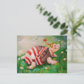 FUNNY TURTLE POSTKARTE (Stehend Vorderseite)