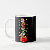 Funny Turtle Santa Elf Snowman Christmas Boys Girl Kaffeetasse (Links)