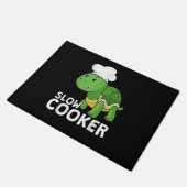 Funny Turtle Slow Cooker Koch Kochen Tortoise Fußmatte (Schrägansicht)