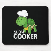 Funny Turtle Slow Cooker Koch Kochen Tortoise Mousepad (Vorne)