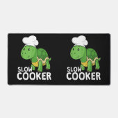 Funny Turtle Slow Cooker Koch Kochen Tortoise Schreibtischunterlage (Vorderseite)