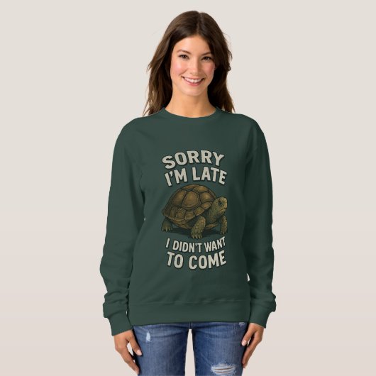 Funny Turtle Sweatshirt (Vorne ganz)
