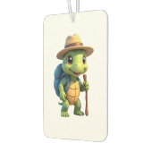 Funny Turtle Wandern Grafisches Camping Lover Adve Autolufterfrischer (Links)