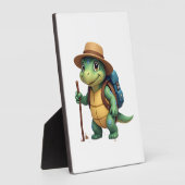 Funny Turtle Wandern Grafisches Camping Lover Adve Fotoplatte (Seite)