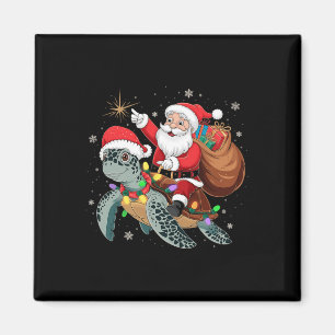 Funny Turtle Weihnachten Weihnachten Weihnachtsfei Magnet