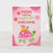 Funny Turtley Phantastisch Mother's Day Karte (Vorderseite)