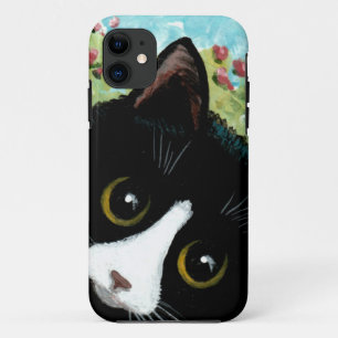 Funny Tuxedo Cat Creationarts Case-Mate iPhone Cas Hülle