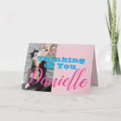 Funny Tuxedo Cat Denken Sie an Ihre Frauen Name Ca Karte (Vorderseite)