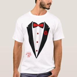 Funny Tuxedo Kostüm Valentine's Day Formal Tux T-Shirt
