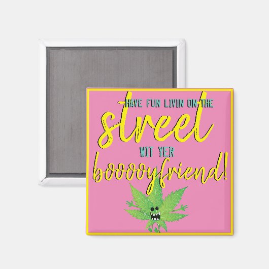 Funny TV Zitat "Babs" Magnet (Vorderseite/Rückseite)