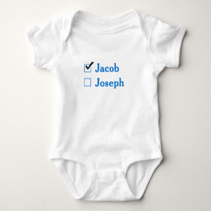 Funny Twins Boys Blue Baby Bodysuit Strampler
