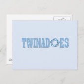 Funny Twins Postkarte (Vorne/Hinten)