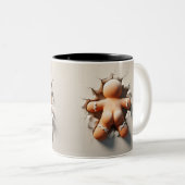 Funny Two-Sided Christmas Tasse Geschenk (VorderseiteRechts)