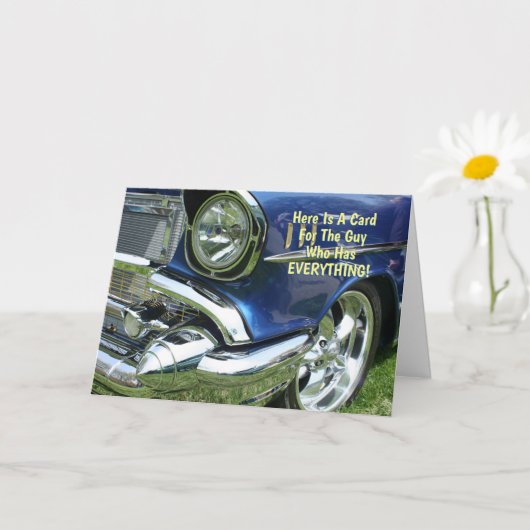 Funny Typ, der alles hat, Blue '57 Chevy, Vs 2 Karte (Kleine Pflanze)