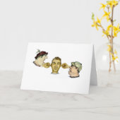 Funny Typ kann dich nicht hören Lalalalala Karte (Gelbe Blume)