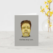 Funny Typ Nicht Gefühl gut Karte (Gelbe Blume)