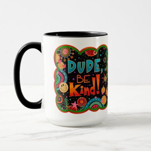 Funny Typ sei eine nette Inspirivity Güte Tasse (Links)