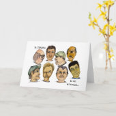 Funny Typ spielt Doppel im Tennis Karte (Gelbe Blume)