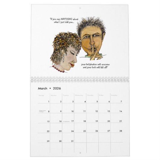 Funny Typ und Gals Kalender (Mär 2026)