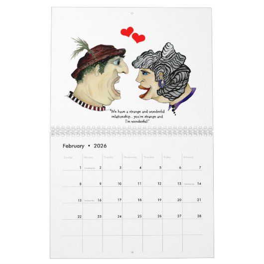 Funny Typ und Gals Kalender (Feb 2026)