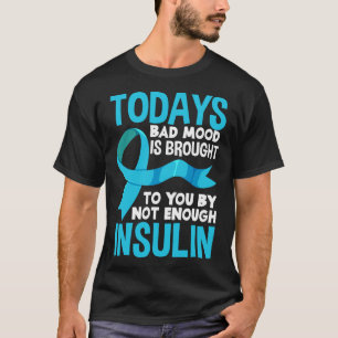 Funny Type 1 2 Diabetiker T1D T2D Insulin Diabetes T-Shirt