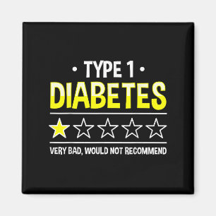 Funny Type 1 Diabetes Ein Star Spaß Magnet