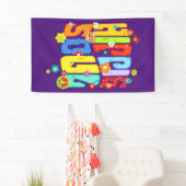 Funny Typografy - HIPPIE-SOUL 1 Banner (Insitu)