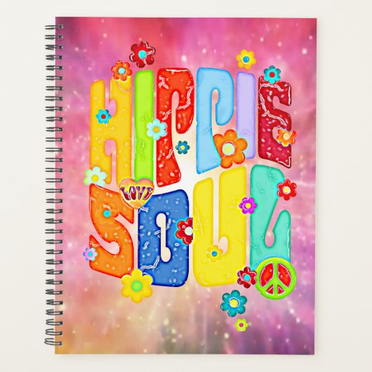 Funny Typografy - HIPPIE-SOUL 1 Planer (Vorderseite)