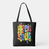 Funny Typografy - HIPPIE-SOUL 1 Tasche (Rückseite)