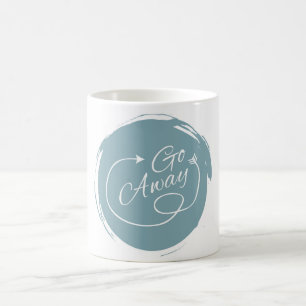 Funny Typografy Modern Arrow Minimalistisch Kaffeetasse