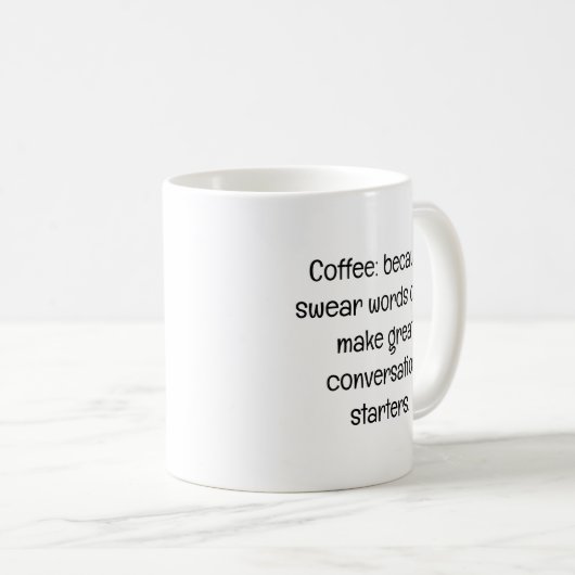 Funny Typografy Quote Co-Worker Coffee Tasse (VorderseiteRechts)